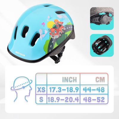 14. Kask rowerowy Meteor KS06 Firefighter Jr 17440  r. XS 44-48 cm