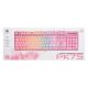 3. Deltaco Gaming GAM-021-RGB-P-DE klawiatura USB QWERTZ Niemiecki Różowy