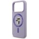 6. Etui Karl Lagerfeld Silicone Karl&Choupette Ring MagSafe na iPhone 18 Pro / 17 Pro - fioletowe