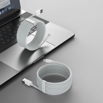 8. Baseus 2x kabel USB - Lightning szybkie ładowanie 1,5 m biały (TZCALZJ-02)