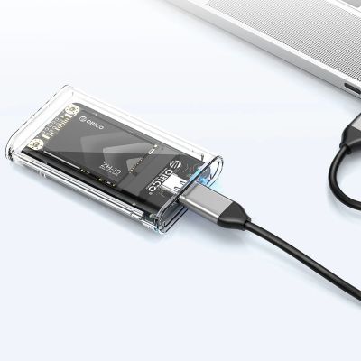 5. Kieszeń dyskowa Orico TC10-MS MSATA USB-C 3.2 5Gb/s - przezroczysta