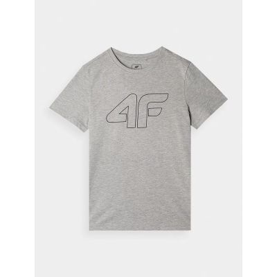 5. T-shirt z nadrukiem chłopięcy 4F Junior 4FJWMM00TTSHM1627-27M