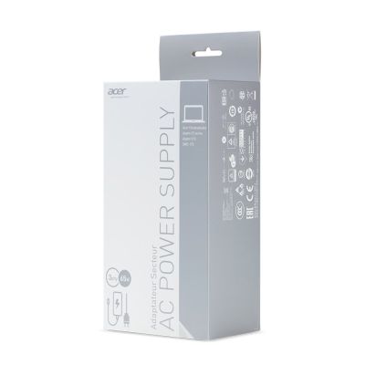 3. Acer AC Adapter 65W adapter zasilający/ inwentor Wewnętrzna Czarny