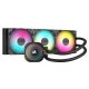 3. CORSAIR NAUTILUS 360 ARGB, 360mm Radiator, Liquid CPU Cooler