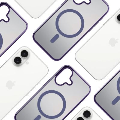 3. Etui 3mk Frosty MagCase na iPhone 17 - fioletowe