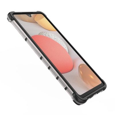 12. Honeycomb etui pancerny pokrowiec z żelową ramką Samsung Galaxy A42 5G zielony