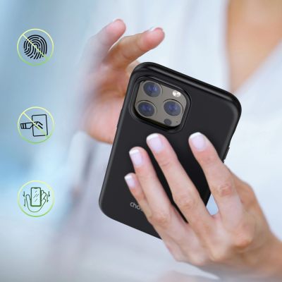 7. Choetech MFM Anti-drop case etui Made For MagSafe do iPhone 13 Pro czarny (PC0113-MFM-BK)