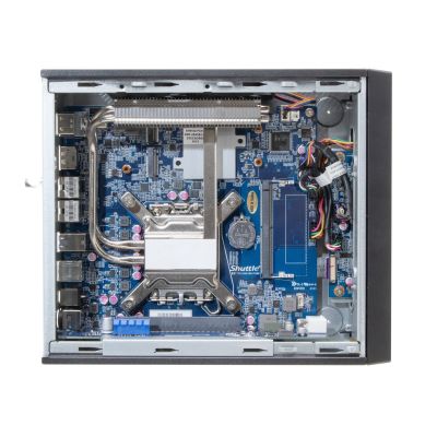 3. Shuttle XP? slim XH610G2 komputer typu barebone Desktop Czarny Intel H610 LGA 1700