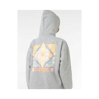 6. Bluza RIP CURL Island Bliss Hood - Girl szary