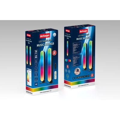 17. Lampka muzyczna LED Activejet AJE-MUSIC BAR RGB