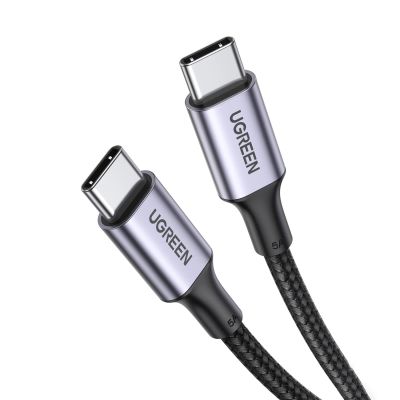 2. Kabel Ugreen US316 USB-C / USB-C 480Mb/s 5A 0.5m - szary