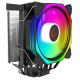 2. Chłodzenie CPU Rampage OCTAGONC50-BLACK LGA1700/AM5 1800RPM wentylator 120mm ARGB PWM