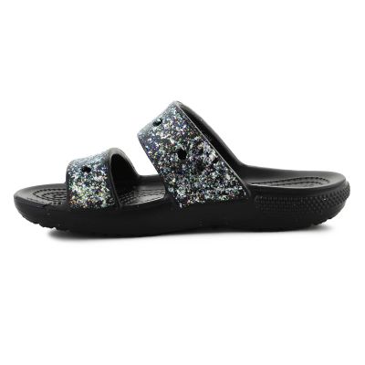 9. Klapki Crocs Classic Glitter Sandal Jr 207788-0C4