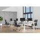18. Neomounts DS75S-950WH2 uchwyt / stojak do monitorów 81,3 cm (32") Biurko Biały
