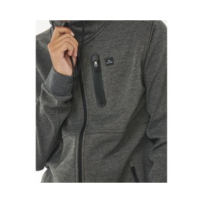 11. Bluza RIP CURL Anti Series Departed Zip Thr brązowe