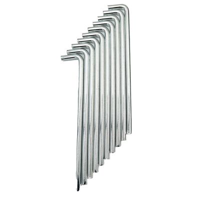 2. ŚLEDZIE SZPILKI DO NAMIOTU PRO 8MM 20CM KPL.10SZT METAL