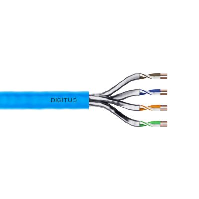 Kabel instalacyjny DIGITUS kat.6A, U/FTP, Dca, AWG 23/1, LSOH, 500m, niebieski, szpula