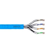 Kabel instalacyjny DIGITUS kat.6A, U/FTP, Dca, AWG 23/1, LSOH, 500m, niebieski, szpula
