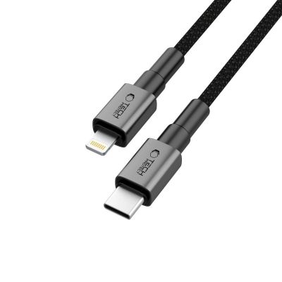 3. Kabel Tech-Protect Ultraboost DNA USB-C / Lightning PD27W/3A 200 cm - szary