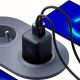 11. Ładowarka sieciowa 3mk Hyper GaN Charger 20W QC4+ PD PPS USB-C USB-A - czarna