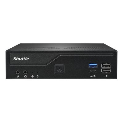 Shuttle XP? slim DH610V2 komputer typu barebone Wielkość PC 1.35L Czarny Intel H610 LGA 1700