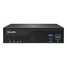 Shuttle XP? slim DH610V2 komputer typu barebone Wielkość PC 1.35L Czarny Intel H610 LGA 1700