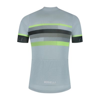 3. Rogelli koszulka HERO II szaro-limonkowa 2XL