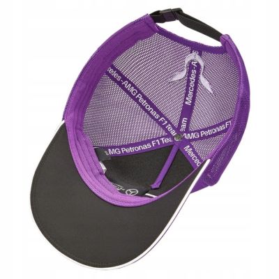 4. Czapka z daszkiem Mercedes AMG Petronas F1 2024 Lewis Hamilton Driver Trucker - MAPF1-RP-LH