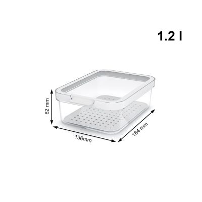 2. Rotho Multibag Cauma Style 25L trans/biały