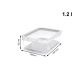 2. Rotho Multibag Cauma Style 25L trans/biały