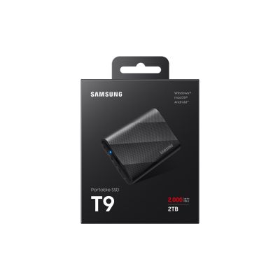 27. Samsung MU-PG2T0B 2 TB USB Type-C 3.2 Gen 2 (3.1 Gen 2) Czarny