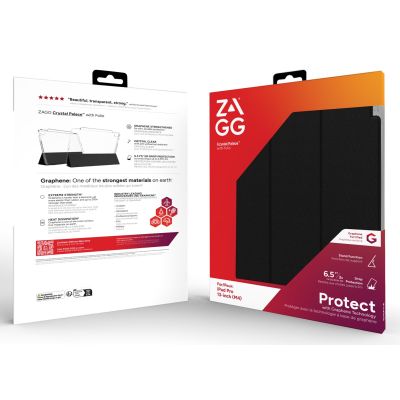 5. Etui ZAGG Crystal Palace Folio do iPad Pro 13" M4 (clear)