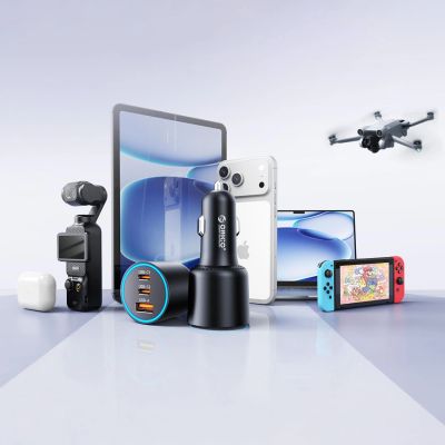 3. Ładowarka samochodowa ORICO HyperDrive 165W 1A2C Triple PD Car Charger