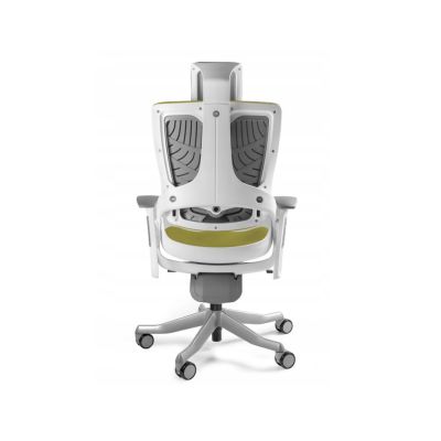 3. Fotel biurowy Wau 2 BL411 tkanina olive/biały