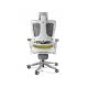 3. Fotel biurowy Wau 2 BL411 tkanina olive/biały