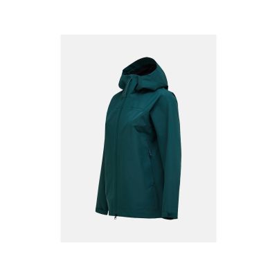 3. Kurtka damska PEAK PERFORMANCE W Treeline Hipe 2.5L Shell Jacket kolor zielony