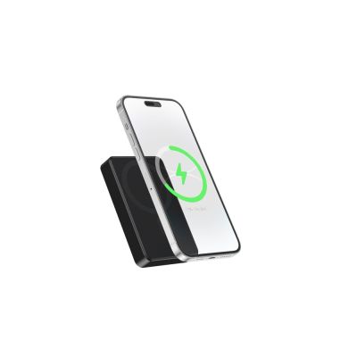 4. GEMBIRD BEZPRZEWODOWY POWERBANK MAGNETYCZNY 15W 10000 MAH, CZARNY