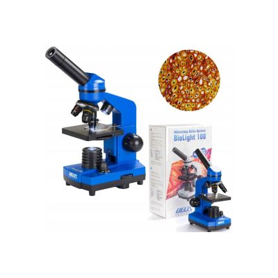2. Mikroskop Delta Optical BioLight 100 (niebieski)
