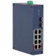 Dahua Technology CHS4210-8GT-110 przełącznik sieciowy Zarządzany L2 Gigabit Ethernet (10/100/1000) Obsługa PoE DIN rail Ciemny Niebieski