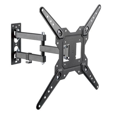 4. MACLEAN UCHWYT DO TV LUB MONITORA, UNIWERSALNY, MAX VESA 400X400, 23-55", 30KG, CZARNY MC-701N