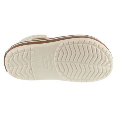 4. Crocs Crocband Gum Clog K 212775-2MD Beżowe 32/33