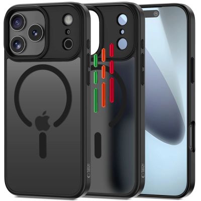 Etui Tech-Protect MagMat XT 4-set MagSafe na iPhone 17 Pro - czarny mat