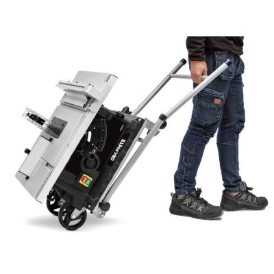 5. Graphite 59G823 stojak do piłowania drewna Czarny, Szary 4 x noga