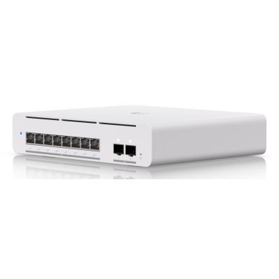 20. Switch UBIQUITI USW-PRO-XG-8-POE UniFi Pro XG 8 PoE Zarządzany L2/L3 10G Ethernet (100/1000/10000) Obsługa PoE Szary