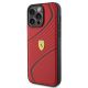 2. Etui Ferrari Twist Metal Logo na iPhone 15 Pro Max - czerwone