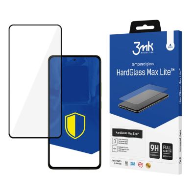 Szkło hartowane 3mk HardGlass Max Lite Black na Xiaomi Redmi Note 14 PRO / 14 PRO+ 5G