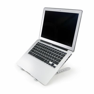 9. DICOTA D31889 stojak na laptop Podstawka na notebooka Czarny, Srebrny