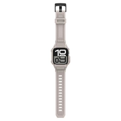 9. Pasek Spigen Rugged Armor Pro V2 na Apple Watch (46 mm) - beżowy