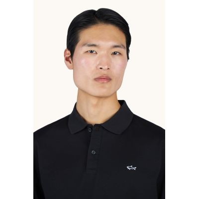 3. Koszulka polo bawełniana męska Paul&Shark czarna 99311003-11 — klasyczna, elegancka