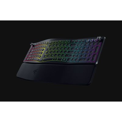 6. Razer Pro Type Ergo klawiatura Uniwersalne USB + RF Wireless + Bluetooth QWERTY US English Czarny